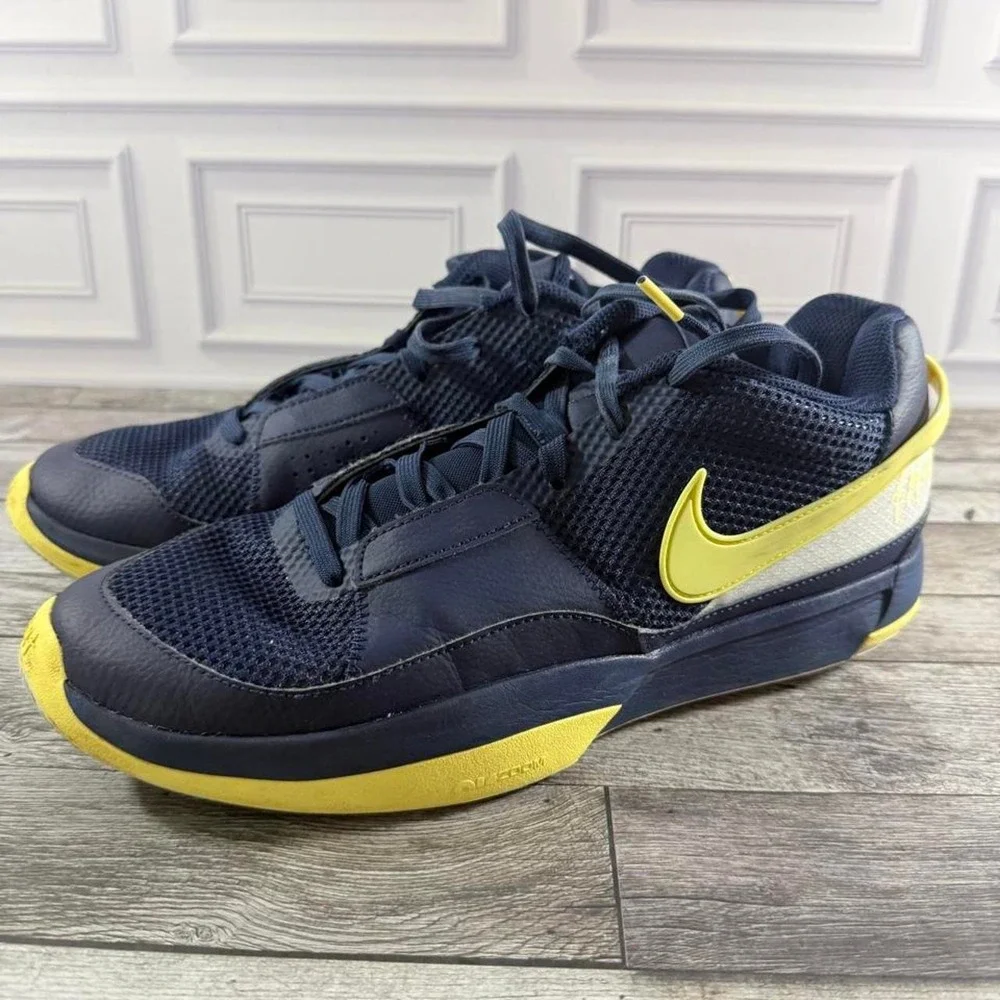 Nike JA 1 Navy Blue Orange Yellow Shoes